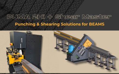 The Manual Solution for Punching and Shearing Beams for Solar Trackers: PUMA 2HI + SHEAR MASTER